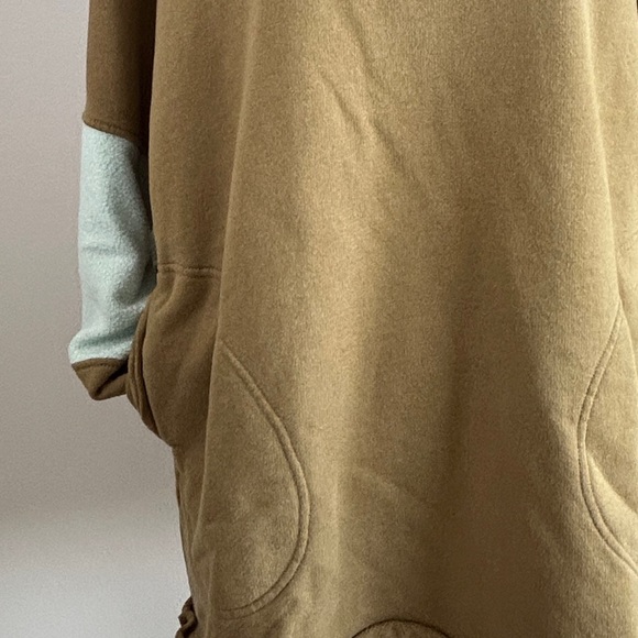 Free People Jordan Color Block Pullover Sweatshirt Top Citron Combo - Picture 12 of 14